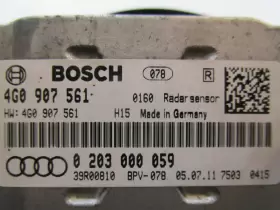 596-50180 AUDI Rh Passenger Front Bumper Radar Unit A6 #3