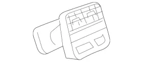 8W0-819-203-B-6PS AUDI Air Outlet Vent