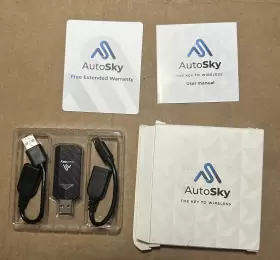 WUA-4 AUTOSKY Carplay Usb Wireless Adapter Box #3