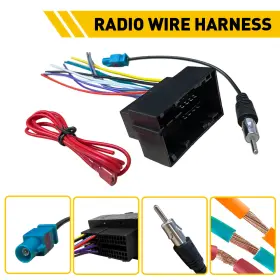 Auxito Radio Car Stereo Wire Antenna Harness Adapter For Ram