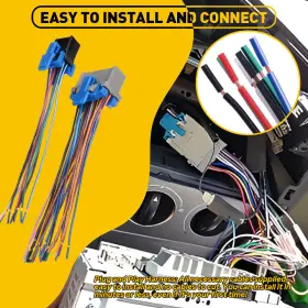 71-2003-1 AUXITO Reverse Harness Wiring Radio Stereo Cd Tail #2
