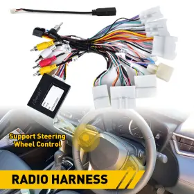 Syjxs-toyota AUXITO Radio Stereo Car Wire Harness Cable Jbl
