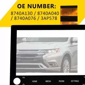 8740A040 AUXITO Touch Screen Nav Radio Mitsubishi Outlander #3