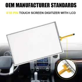 LA070WV2TD01 AUXITO Touch Screen Glass Digitizer Car Radio #2