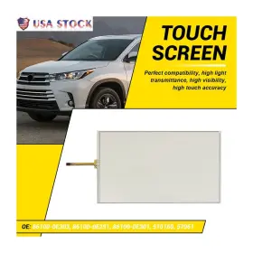 LA080WV2 AUXITO Radio Touch Screen Glass Digitizer Toyota