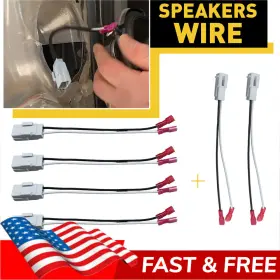 LBSX-RAM-05-19 AUXITO Car Door Speaker Dash Tweeter Wire Plug