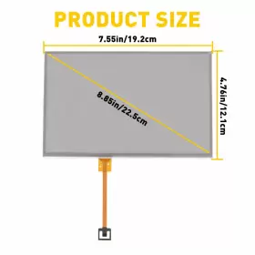 LQ080Y5DZ03 AUXITO Navigation Touch Screen Glass Digitizer #2