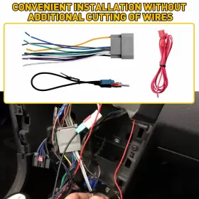 70-6522 AUXITO MOTORS Car Radio Cable Wire Harness Antenna #3