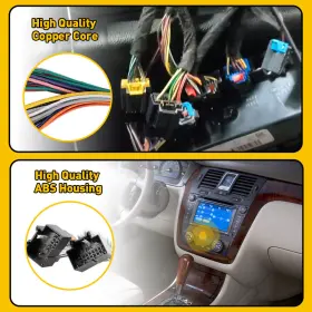 XPD-XS-79651 AUXITO Car Stereo Radio Wiring Harness Adapter #3