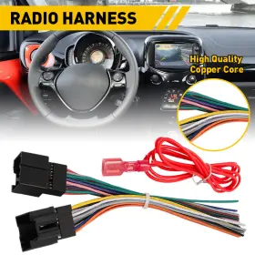 XPD-XS-79651 AUXITO Car Stereo Radio Wiring Harness Adapter
