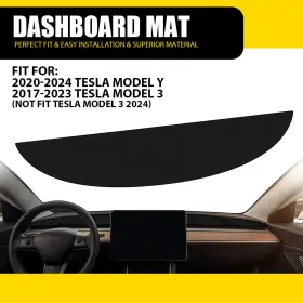 ZGD-MODEL3-17-24 AUXITO Tesla Dashboard Cover Pad Dash Mat