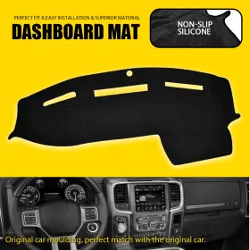 ZGD-RAM-10-18 AUXITO Inside Dash Mat Dashboard Cover Carpet