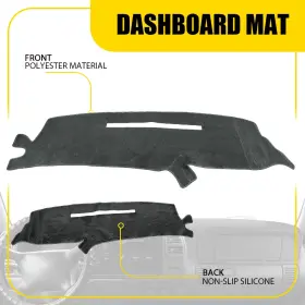 ZGD-SILVERADO-97-98G AUXITO Dashboard Dash Cover Protect Cap