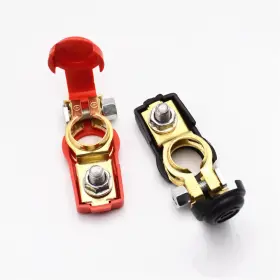 Cdpjz BCSMMCAR Copper Car Battery Terminal Clips Negative