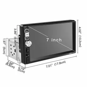 BFQ-YX03 BCSMMCAR Car Radio Stereo Touch Screen Player Wired #2