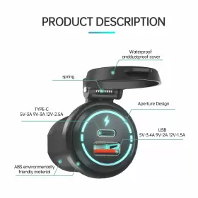 TCZHA2 BCSMMCAR Dual Usb Car Charger Adapter Cigarette Socket #3