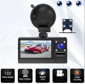 WXJLY-G5 BCSMMCAR Dash Camera Car Fhd Front Inside Rear Touch