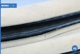 7044945 BMW Front Right Interior Door Weatherstrip Seal 750LI #2