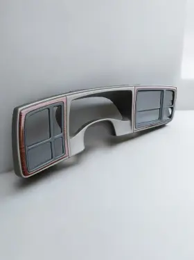 15073674 CADILLAC Cluster Radio Dash Bezel Woodgrain Escalade #2