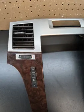 15933150 CADILLAC Center Dash Vent Radio Bezel Woodgrain #2