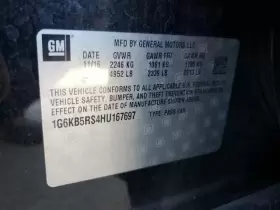 205.GM6S17 CADILLAC Door Panel Rear CT6