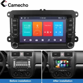 WHA2742619 CAMECHO Touran Polo Eos Android Car Stereo Radio