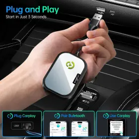 198168886120 CAREASE Wireless Carplay Adapter Apple Iphone #3