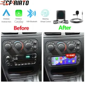 99805547087383 CFRIATO Car Stereo Radio Android Carplay Cam