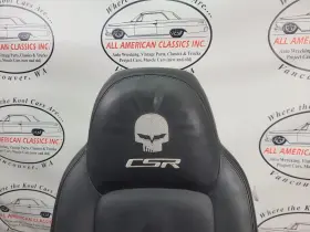 202-00102L CHEVROLET Csr Seat Embroidered Jake Skull C6 #2