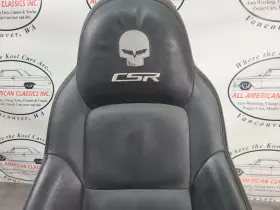 202-00102L CHEVROLET Csr Seat Embroidered Jake Skull C6 #3
