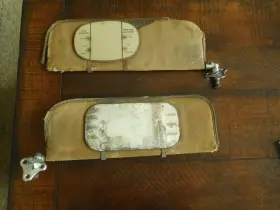 T06349L CHEVROLET GM Sun Visors Lh Rh Interior Set Pontiac