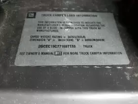 SILV15NEW CHEVROLET TRUCK Driver Left Power Window Motor