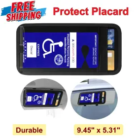 313103932902 CHIMUYU Handicap Placard Holder Car Visor Auto