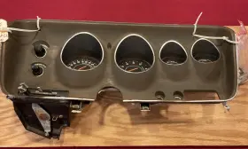 3592727 CHRYSLER Body Rallye Gauge Cluster Tach Mopar Rally 3592727 CHRYSLER Body Rallye Gauge Cluster Tach Mopar Rally