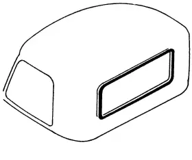 47-704220-S COUNTERPART Rear Window Seal Chevrolet