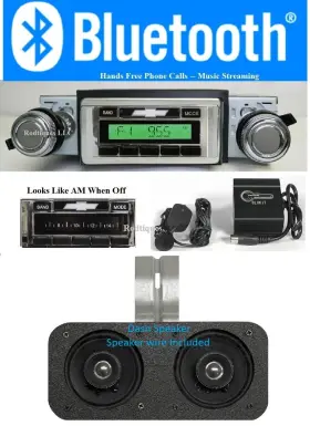 630BTKP1006 CUSTOM AUTOSOUND El Bluetooth Stereo Radio Dash