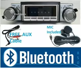 850DD CUSTOM AUTOSOUND Bel Air Bluetooth Radio Displays Outs