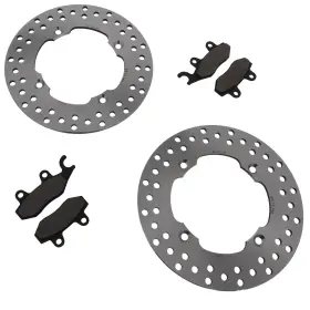 44248 CYCLEATV Am Front Brake Pads Rotors 1000R 4X4 Maverick