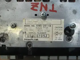 KMS-3611B DATSUN Hitachi Am Fm Radio Stereo Unit 280ZX Nissan #3