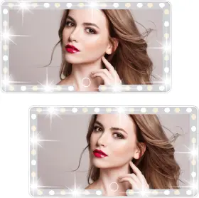 713424295111 DELUXSA Car Sun Visor Vanity Mirror Makeup Touch