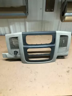 100252TRMAA DODGE Center Dash Gauge Radio Bezel Taupe Ram