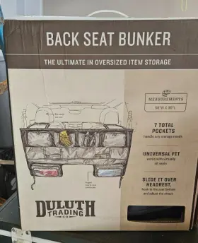 83907-GRA DULUTH Seat Bunker Organizer