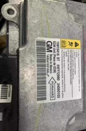 591-07238 ECM Sts Control Module Sdm Unit Srs Cadillac
