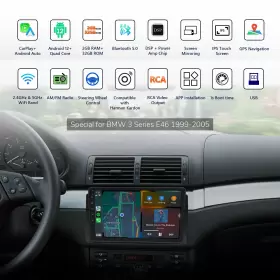 ST2CRAE46A12USICM1 EONON Cam Dvr Gps Car Radio Stereo Android #3