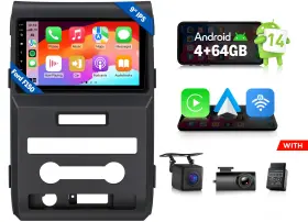ST2VRAFDF1X7AUSEUM1 EONON Android Auto Car Stereo Radio F150