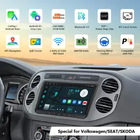 STBQ53SEUSICM1 EONON Android Car Stereo Radio Gps Carplay Dsp #2