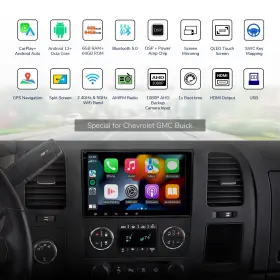 STCAGMA12S6GUSEUM5 EONON Cam Android Carplay Car Gps Stereo #3