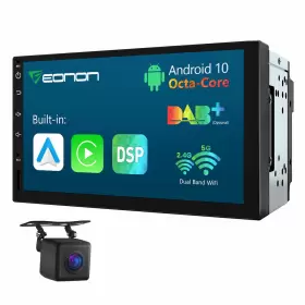 STCAQ04SEUSICM6 EONON Cam Double Din Ips Car Stereo Radio Gps