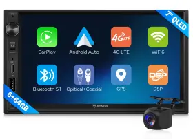 STCUX6S2USICM2 EONON Qled Android Double Car Stereo Radio Gps