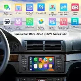 STE39A13USEUM1 EONON Ips Android Auto Car Gps Nav Radio Usb #3